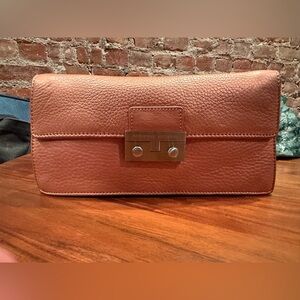 Adrienne Vittadini leather clutch